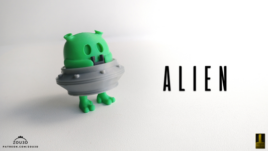 Mini Alien with UFO