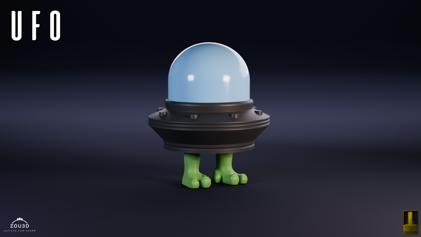 Mini UFO Alien