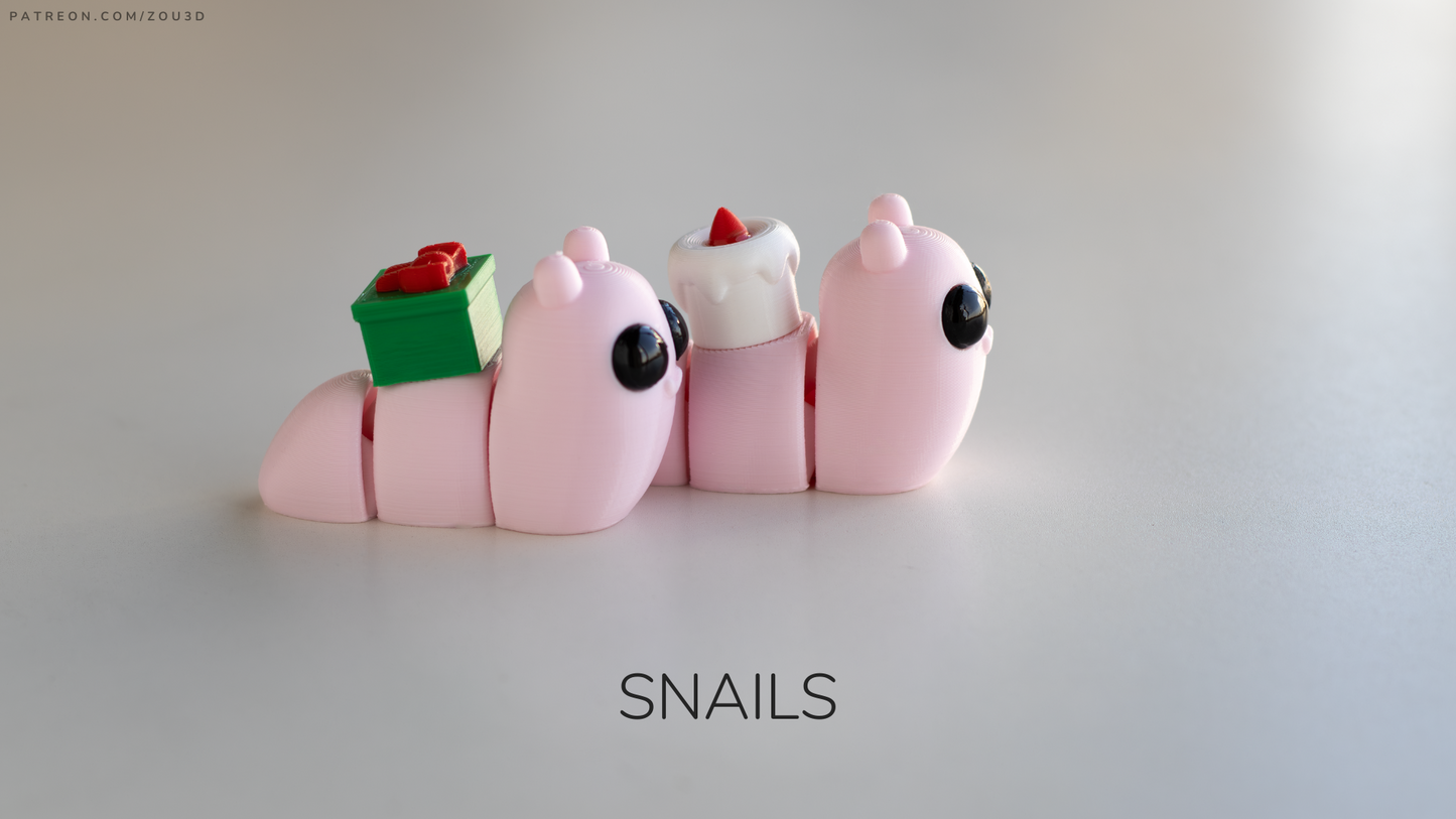 Tiny Snail (Festive Options)