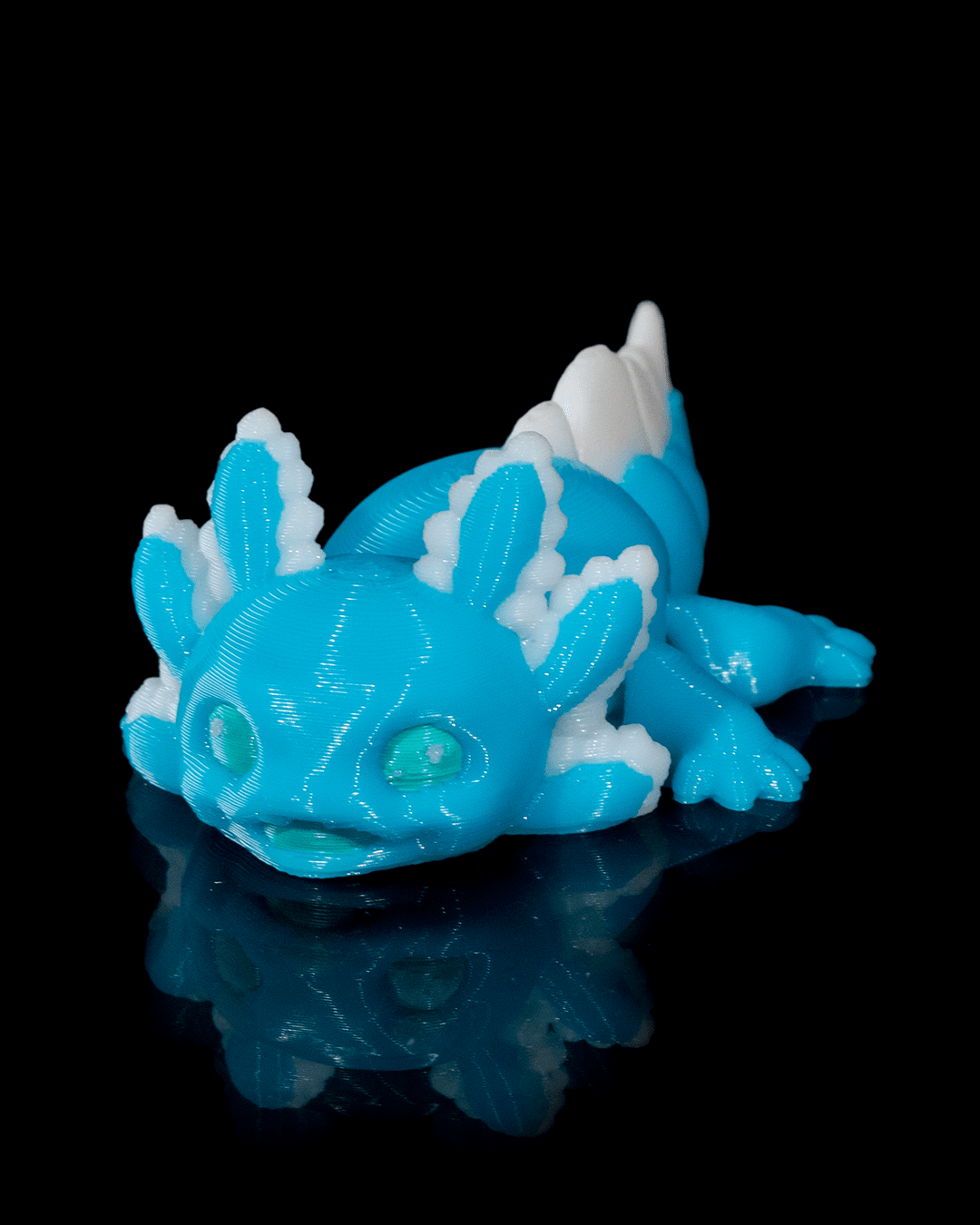 Mini Blue Ice Pop Axolotl