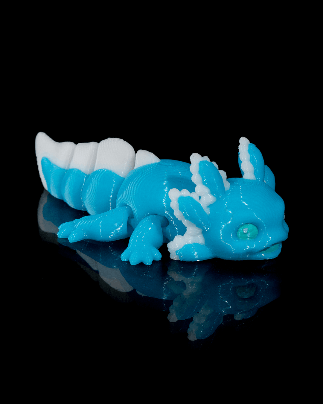 Mini Blue Ice Pop Axolotl