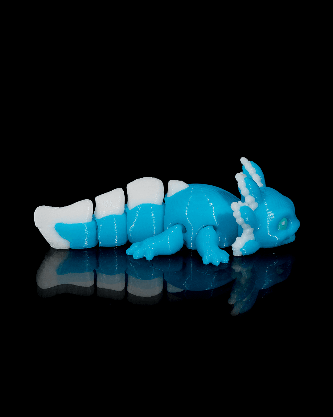 Mini Blue Ice Pop Axolotl