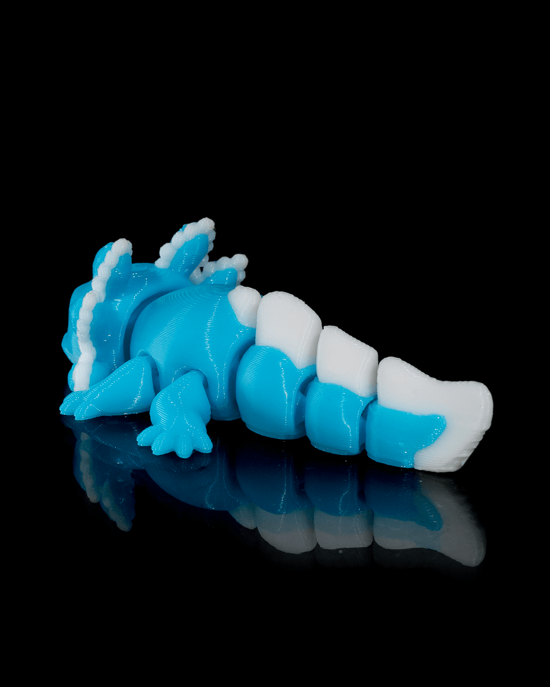 Mini Blue Ice Pop Axolotl